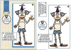 Gus with His Laxatives and Viagra Quick Card
