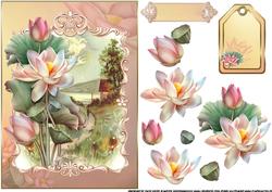 In Love of the Lotus at Sunset Cottage Decoupage
