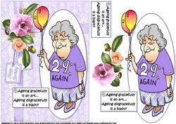Ethel Knows About Ageing Quick Card