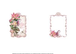In the Love of Lotus Shabby Chic Insert