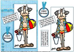 Gus and His Fabulous Body Quick Card