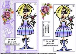 J.j Celebrates Her 40th Quick Card