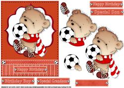 Ted's Kicking It for His Birthday Red