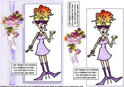 Rita Celebrates Her 50th Quick Card