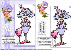 Stella Getting Older Sucks Quick Card