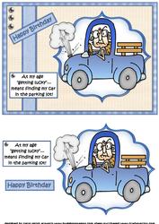 Gus Gets Lucky Quick Card