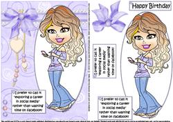 Teen Diva and Social Media Quick Card