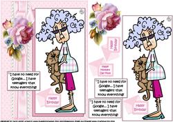 Stella Has Teenagers Quick Card