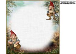 8x8 Gnome Birthday Band Mini Kit Insert