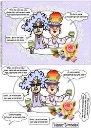 Stella and Edna Girl Talk Quick Card