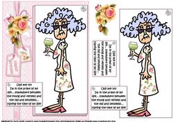 Stella in the Prime of Her Life Quick Card
