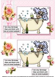 Stella Love Her Bubbles Quick Card