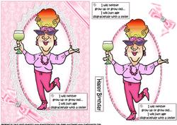 Edna Grows Older with a Smile Quick Card