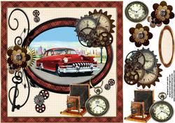 8x8 1950's Vintage Car for the Men