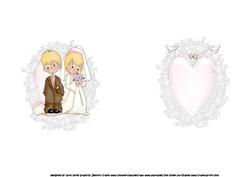 Cute Wedding Couple Insert