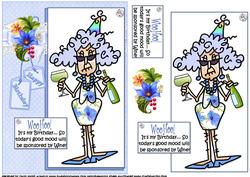 Stella Has a Birthday Sponser Quick Card