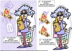 Stella and the Benefits of Getting Older Quick Card
