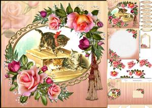 8x8 Vintage Kitty Fun Mini Kit