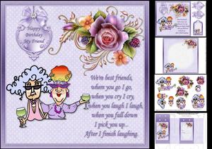 8x8 Stella and Edna Best Friends Mini Kit