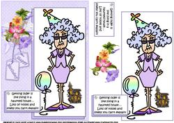 Stella Talks About Getting Older Quick Card