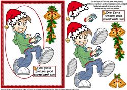 Teen Boy Writes to Santa