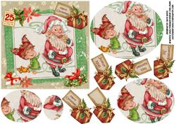 Hello Santa Merry Christmas 4 Languages
