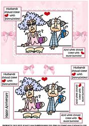 Stella and Gus Anniversary Quick Card