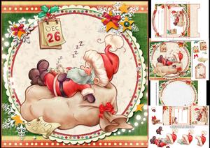 8x8 Santa's Been Busy Mini Kit