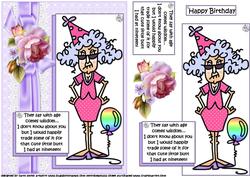 Stella with Age Comes Wisdom Quick Card