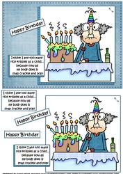 Gus and Snap Crackle and Pop Quick Card