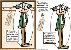 Gus and His Marbles Quick Card