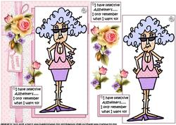 Stella Has Selective Alzheimer's Quick Card