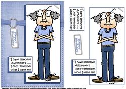 Gus Has Selective Alzheimer's Quick Card