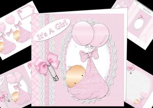 8x8 New Baby Girl Mini Kit