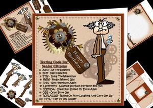 8x8 Gus Texting Code for Seniors Mini Kit