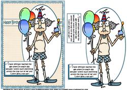 Gus is Officially Old Quick Card