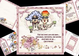 8x8 Stella and Edna Old Friends Mini Kit