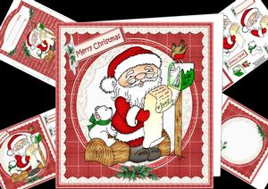 8x8 Santa Reads His Letters Mini Kit