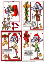 Selection of Four Stella Christmas Toppers