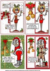 Selection of Four Gus and J.j Christmas Toppers