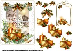 Christmas Through the Snowy Window