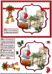 Christmas Relax and Enjoy Quick Card