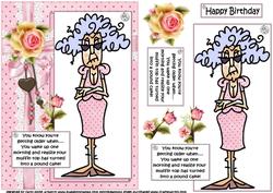 Stella and Her Muffin Top Quick Card