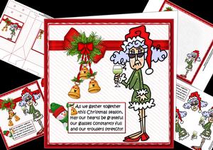8x8 Stella Sends Christmas Greetings Mini Kit