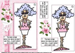 Stella and the Good Old Days Quick Card