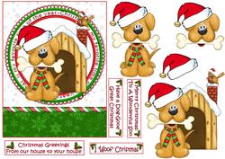 Cute Puppy Christmas Greetings