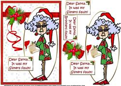 Stella Merry Christmas Sister or Brother Quick Card