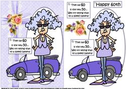 Stella Says 60 is the New 50 Quick Card