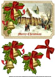 Vintage Christmas Shaped Topper