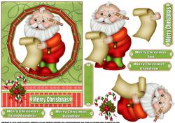 Santa with His List